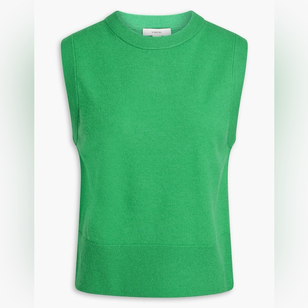 Vince Wool-cashmere blend sweater vest